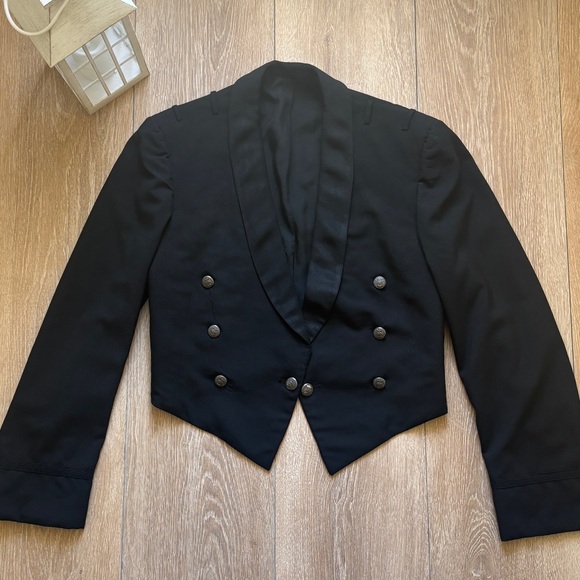 Hand Taylor by Carey Baltimore Black Military Style Jacket – Air Force Buttons - Picture 5 of 11